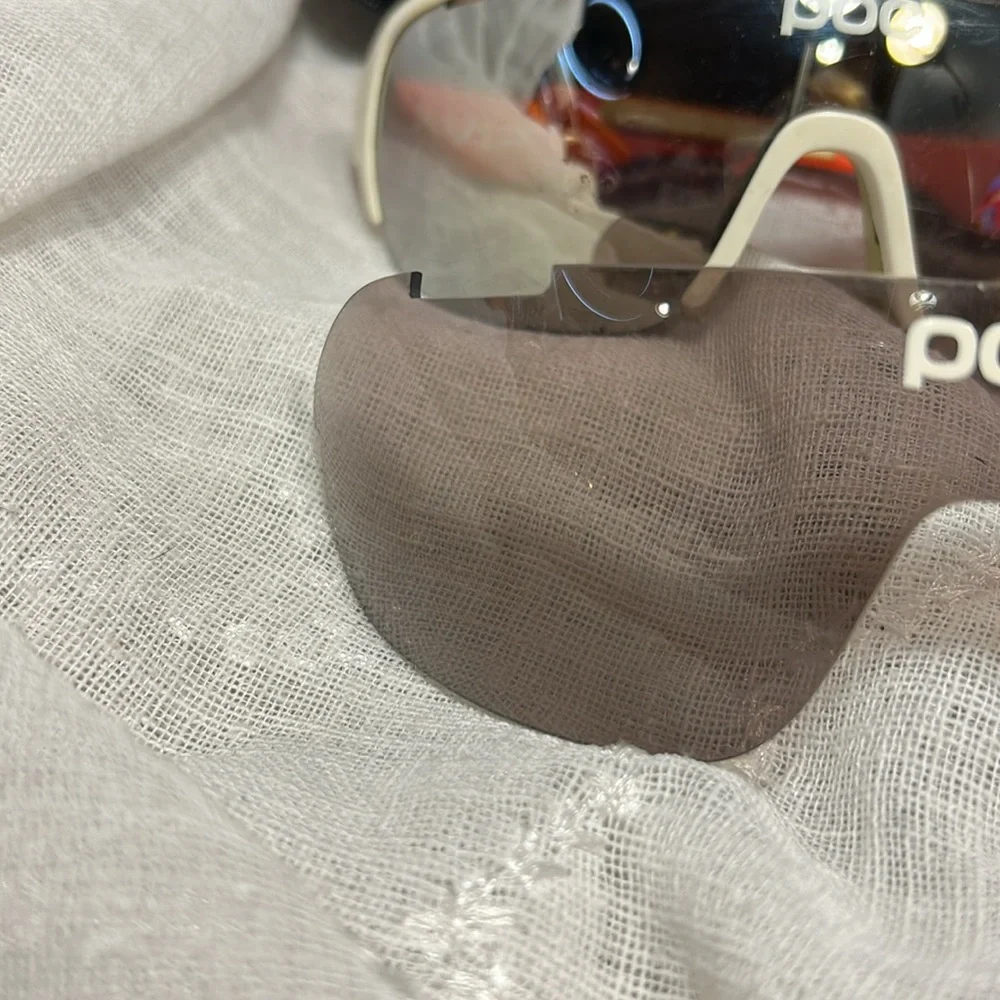 POC sport sunglasses with interchangeable lenses